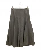 DEUXIEME CLASSEドゥーズィエム クラス）の古着「Engaging ウールマキシ スカート」｜グレー