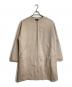 theory（セオリー）の古着「ノーカラーコート NEW DIVIDE アウター　ウールコート　カシミヤ混　21SS」｜ベージュ
