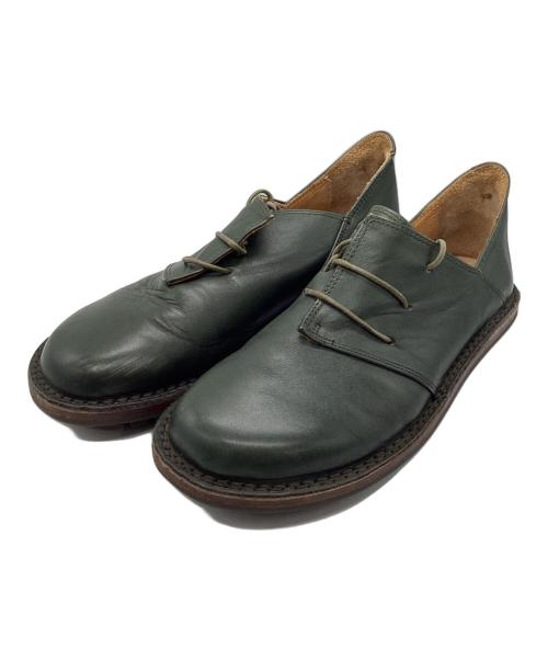 Trippen（トリッペン）Trippen (トリッペン) レザーシューズ ハーフェル グリーン サイズ:40の古着・服飾アイテム