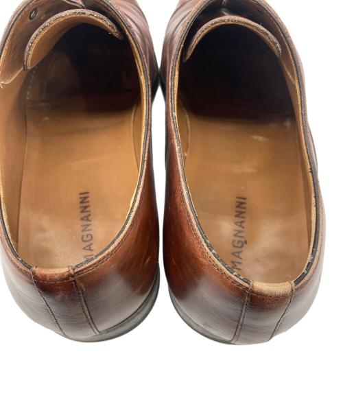 MAGNANNI（マグナーニ）MAGNANNI (マグナーニ) ストレートチップレザーシューズ ブラウン サイズ:41の古着・服飾アイテム