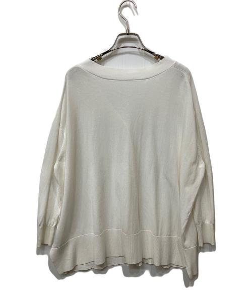 Spick and Span（スピック＆スパン）Spick and Span (スピック＆スパン) ICECOTTON 2wayオーバーサイズカーディガン ホワイト サイズ:-の古着・服飾アイテム