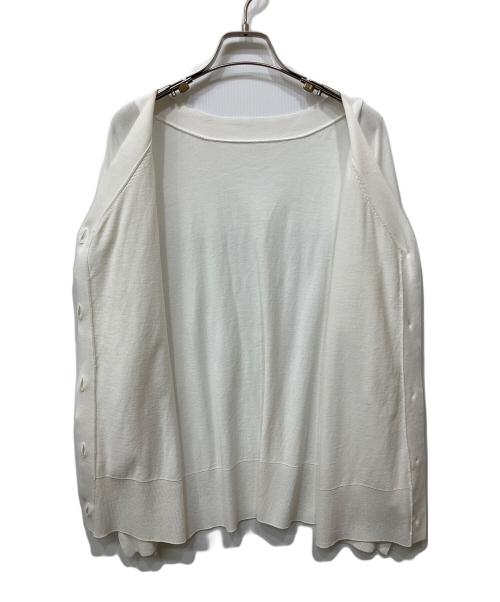 Spick and Span（スピック＆スパン）Spick and Span (スピック＆スパン) ICECOTTON 2wayオーバーサイズカーディガン ホワイト サイズ:-の古着・服飾アイテム