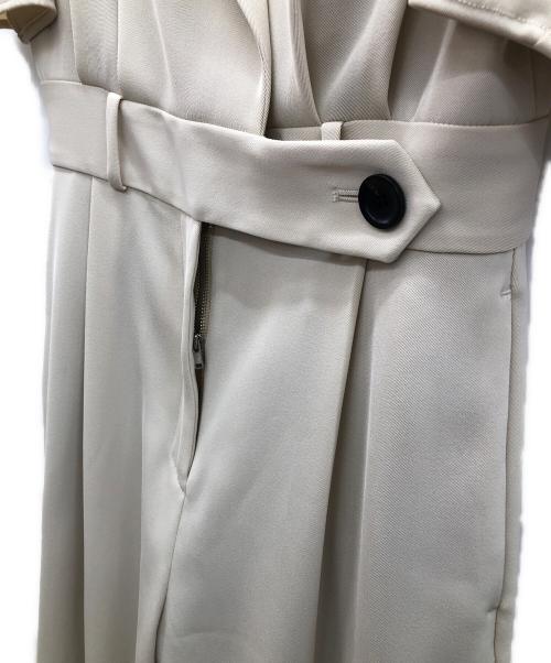 anuans（アニュアンス）anuans (アニュアンス) テーラードオールインワン ベージュ サイズ:Sの古着・服飾アイテム