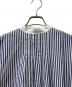 中古・古着 SIWALY fluid (シワリーフルイド) Stand Collar Long Shirt ネイビー サイズ:Free：6000円