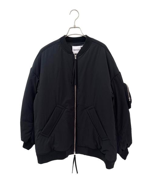 nagonstans（ナゴンスタンス）nagonstans (ナゴンスタンス) stadium jumper ブラック サイズ:Mの古着・服飾アイテム