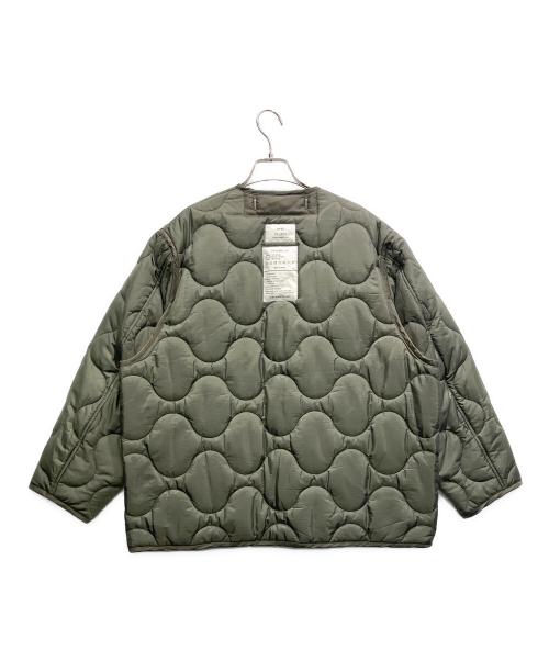 HYKE（ハイク）HYKE (ハイク) QUILTED LINER JACKET カーキ サイズ:2の古着・服飾アイテム