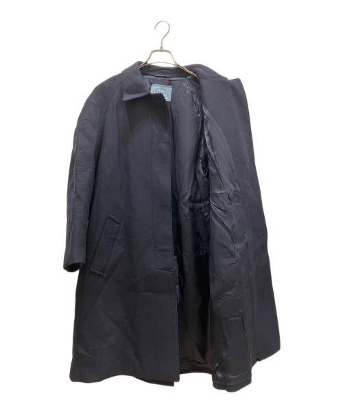 PRADA（プラダ）PRADA (プラダ) ウールコート ネイビー サイズ:36の古着・服飾アイテム