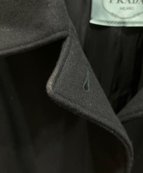 PRADA（プラダ）PRADA (プラダ) ウールコート ネイビー サイズ:36の古着・服飾アイテム