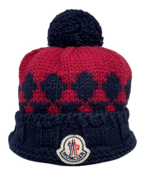 MONCLER（モンクレール）MONCLER (モンクレール) ニット帽/BERRETTO ネイビーの古着・服飾アイテム
