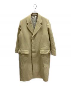 中古・古着通販】HYKE (ハイク) モヘアダブルブレストコート ベージュ