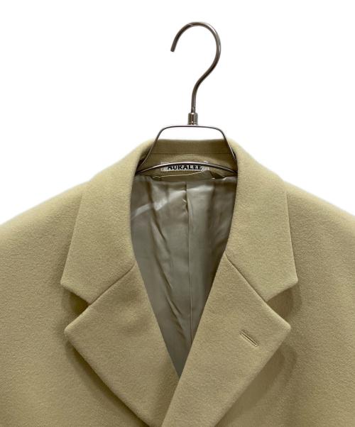 AURALEE（オーラリー）AURALEE (オーラリー) ダブルクロスライトメルトンチェスター コート イエロー サイズ:1の古着・服飾アイテム