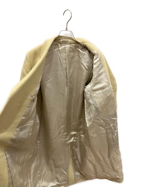 AURALEE（オーラリー）AURALEE (オーラリー) ダブルクロスライトメルトンチェスター コート イエロー サイズ:1の古着・服飾アイテム