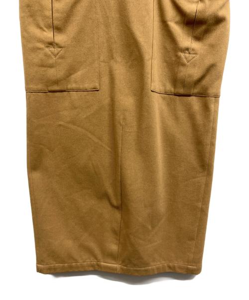 AKANE UTSUNOMIYA（アカネウツノミヤ）AKANE UTSUNOMIYA (アカネウツノミヤ) ノースリーブワンピース ベージュ サイズ:38 未使用品の古着・服飾アイテム