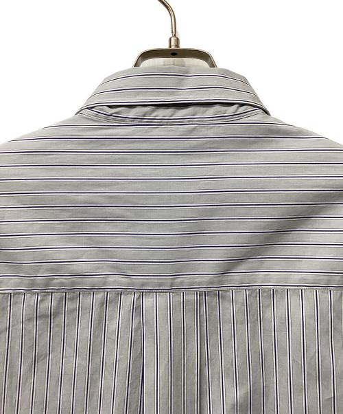 JOURNAL STANDARD TRISECT（ジャーナルスタンダード トライセクト）JOURNAL STANDARD TRISECT (ジャーナルスタンダード トライセクト) THOMAS MASON (トーマスメイソン) FAT ボタンダウンシャツ グレー サイズ:Sの古着・服飾アイテム