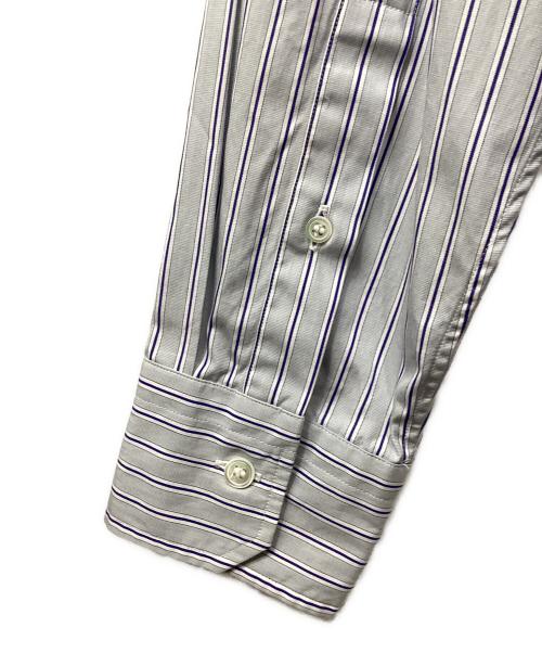 JOURNAL STANDARD TRISECT（ジャーナルスタンダード トライセクト）JOURNAL STANDARD TRISECT (ジャーナルスタンダード トライセクト) THOMAS MASON (トーマスメイソン) FAT ボタンダウンシャツ グレー サイズ:Sの古着・服飾アイテム