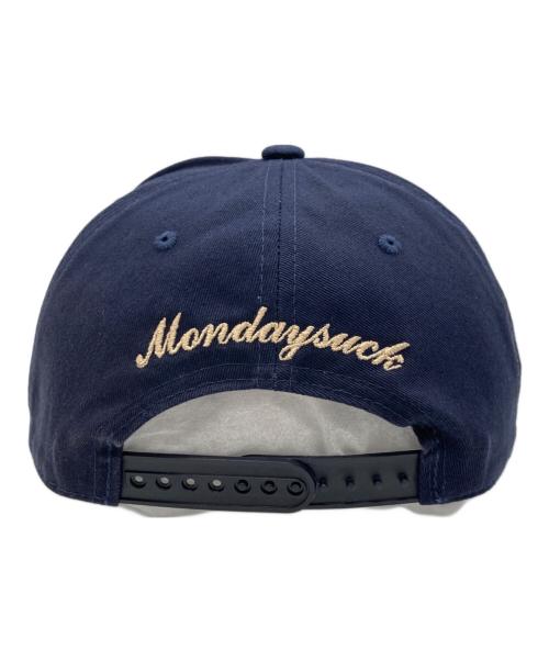 MONDAYSUCK（マンデーサック）mondaysuck (マンデーサック) 帽子 ネイビーの古着・服飾アイテム