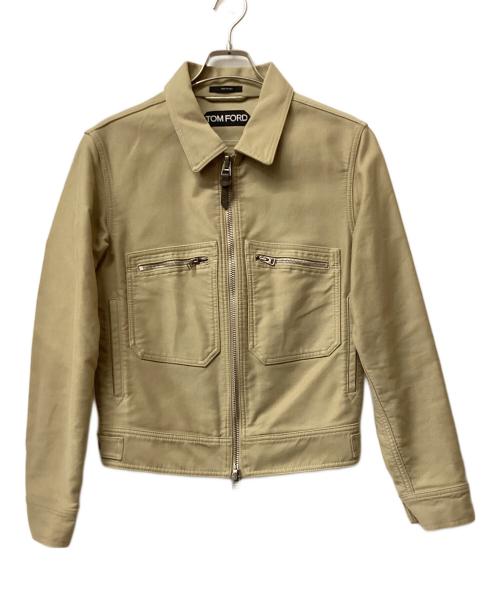 TOM FORD（トムフォード）TOM FORD (トムフォード) コットンジャケット ベージュ サイズ:44の古着・服飾アイテム