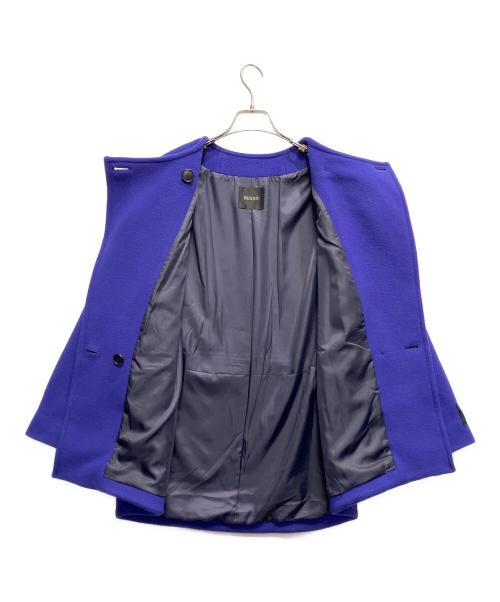 ROSSO（ロッソ）ROSSO (ロッソ) LaTorreノーカラーコート ブルー サイズ:FREEの古着・服飾アイテム