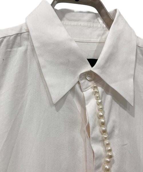 tricot COMME des GARCONS（トリココムデギャルソン）tricot COMME des GARCONS (トリココムデギャルソン) パールシャツ ピンク サイズ:Sの古着・服飾アイテム