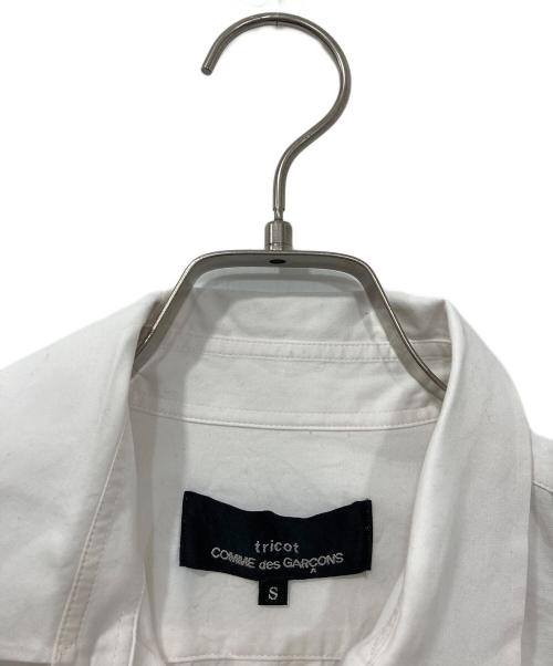 tricot COMME des GARCONS（トリココムデギャルソン）tricot COMME des GARCONS (トリココムデギャルソン) パールシャツ ピンク サイズ:Sの古着・服飾アイテム