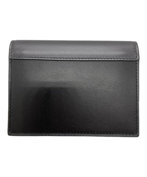 CELINE（セリーヌ）CELINE (セリーヌ) フィービートライフォールデッドカードケース ブラック×ピンクの古着・服飾アイテム