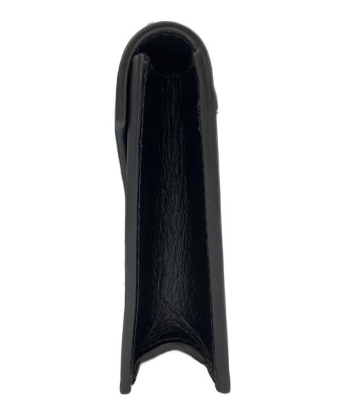 CELINE（セリーヌ）CELINE (セリーヌ) フィービートライフォールデッドカードケース ブラック×ピンクの古着・服飾アイテム