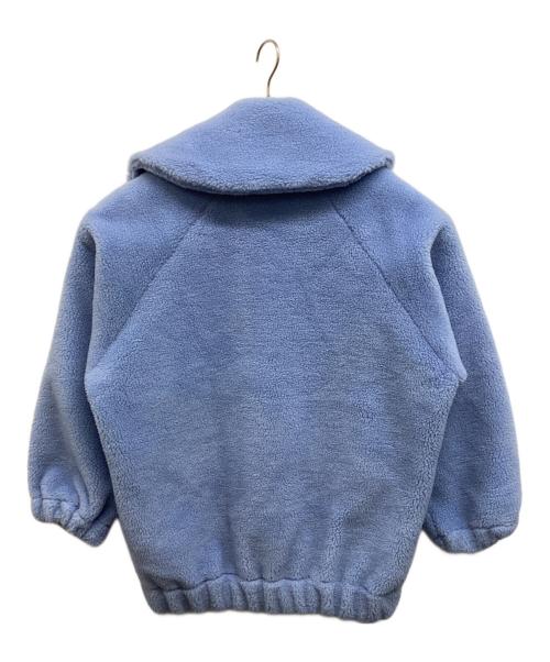 patou（パトゥ）Patou (パトゥ) フェイクシアリング ボンバージャケット ブルー サイズ:s 未使用品の古着・服飾アイテム