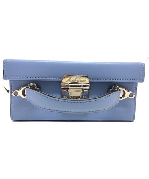 MARK CROSS（マーククロス）MARK CROSS (マーククロス) Grace mini Box Bag ブルーの古着・服飾アイテム