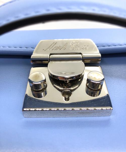 MARK CROSS（マーククロス）MARK CROSS (マーククロス) Grace mini Box Bag ブルーの古着・服飾アイテム