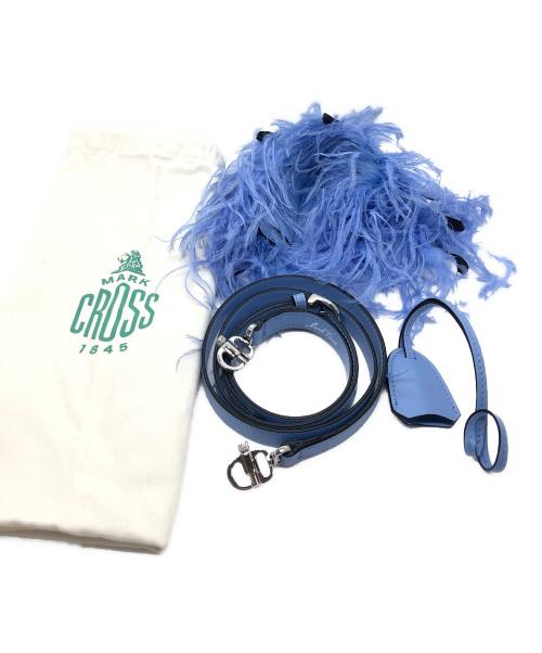 MARK CROSS（マーククロス）MARK CROSS (マーククロス) Grace mini Box Bag ブルーの古着・服飾アイテム