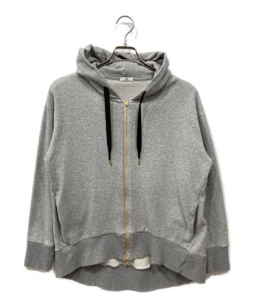 BEIGE（ベイジ）BEIGE (ベイジ) Organic Cotton Sweat / Zip up Parka グレー サイズ:Mの古着・服飾アイテム