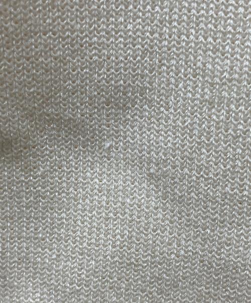 BEARDSLEY（ビアズリー）BEARDSLEY (ビアズリー) Vネックニットベスト アイボリー サイズ:Fの古着・服飾アイテム