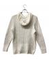 Seagreen (シーグリーン) ワッフルジップパーカー ホワイト サイズ:4：3000円