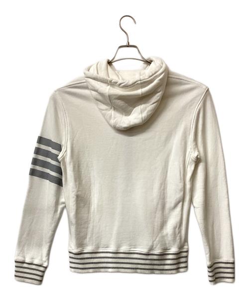 Thom Browne（トムブラウン）Thom Browne (トムブラウン) ジップパーカー ホワイト サイズ:2の古着・服飾アイテム