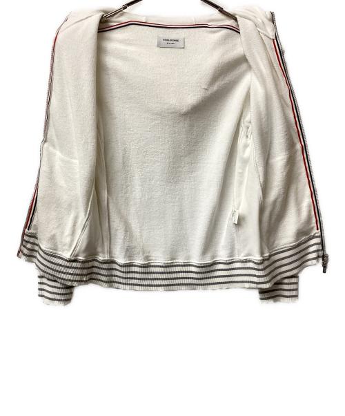 Thom Browne（トムブラウン）Thom Browne (トムブラウン) ジップパーカー ホワイト サイズ:2の古着・服飾アイテム
