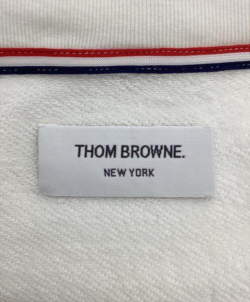 Thom Browne（トムブラウン）Thom Browne (トムブラウン) ジップパーカー ホワイト サイズ:2の古着・服飾アイテム