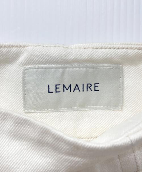 LEMAIRE（ルメール）LEMAIRE (ルメール) デニムスカート ホワイト サイズ:36の古着・服飾アイテム