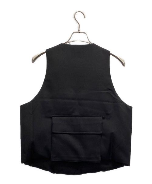 HERITAGEFLOSS（ヘリテージフロース）HERITAGEFLOSS (ヘリテージフロース) GOOSE DOWN ARMOR VEST ブラック サイズ:M 未使用品の古着・服飾アイテム