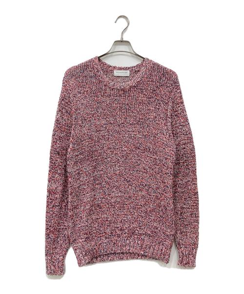 TOMORROW LAND tricot（トゥモローランド トリコ）TOMORROW LAND tricot (トゥモローランド トリコ) クルーネックニット レッド サイズ:Lの古着・服飾アイテム