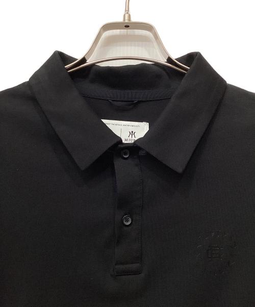 REIGNING CHAMP（レイニングチャンプ）REIGNING CHAMP (レイニングチャンプ) Miura Scratch Polo ブラック サイズ:LARGEの古着・服飾アイテム