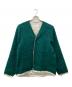 CAMIEL FORTGENS (カミエルフォートヘンス) CARDI-V アルパカモヘアミックスカーディガン グリーン サイズ:下記参照：30000円