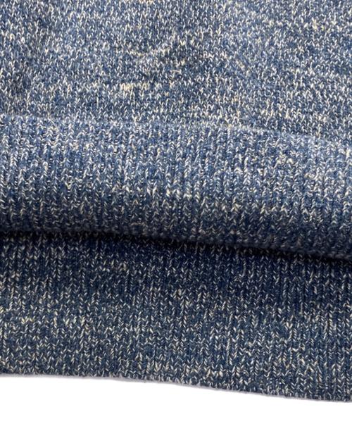 RRL（ダブルアールエル）RRL (ダブルアールエル) RRL コットン クルーネックニット ブルー サイズ:Lの古着・服飾アイテム