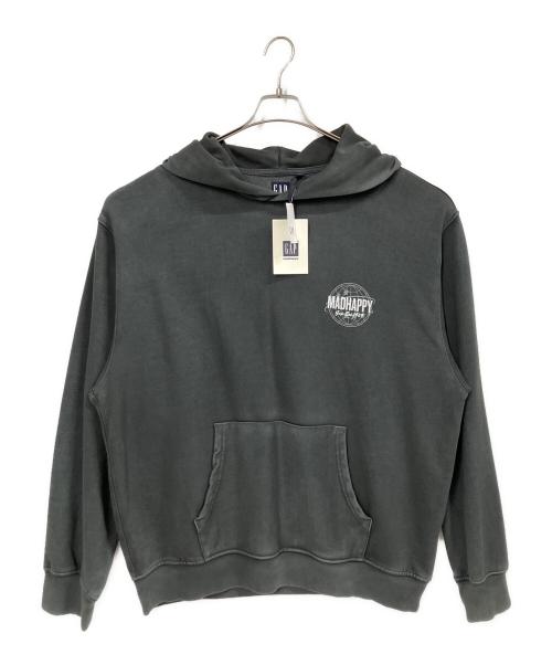 GAP（ギャップ）GAP (ギャップ) madhappy (マッドハッピー) プルオーバーパーカー グレー サイズ:XLの古着・服飾アイテム