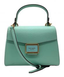 Kate Spade（ケイトスペード）の古着「ケイティスモールトップハンドルバッグ」｜ミント