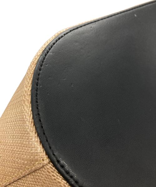 VASIC（ヴァジック）VASIC (ヴァジック) マルシェバッグ ブラック×ブラウンの古着・服飾アイテム