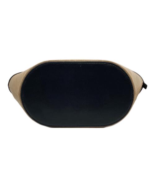 VASIC（ヴァジック）VASIC (ヴァジック) マルシェバッグ ブラック×ブラウンの古着・服飾アイテム