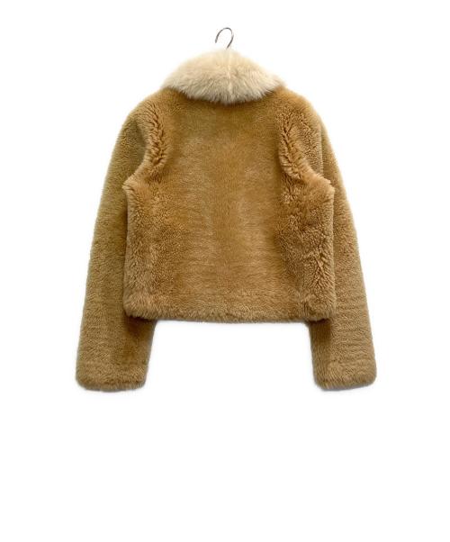 COACH（コーチ）COACH (コーチ) シアリング ブルゾン ブラウン サイズ:Mの古着・服飾アイテム