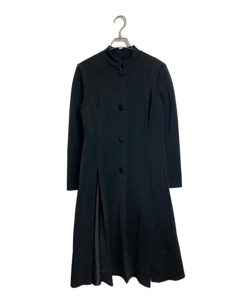 Ms.REIKO（ミズレイコ）Ms.REIKO (ミズレイコ) フレアロングコート　アウター　ライトアウター　日本製 ブラック サイズ:9の古着・服飾アイテム