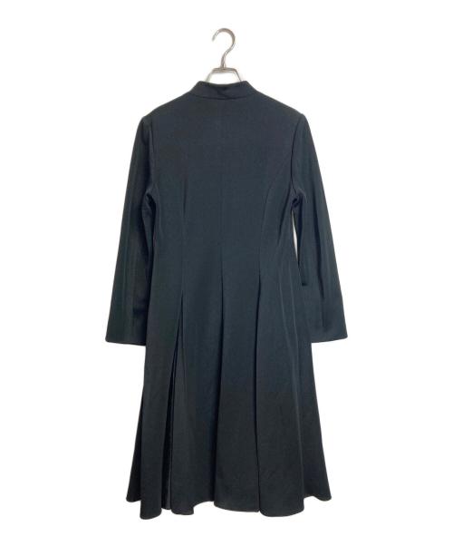 Ms.REIKO（ミズレイコ）Ms.REIKO (ミズレイコ) フレアロングコート　アウター　ライトアウター　日本製 ブラック サイズ:9の古着・服飾アイテム