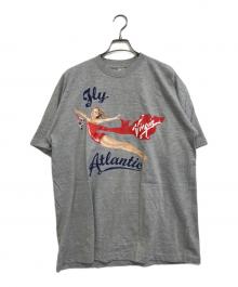 Virgin Atlantic（ヴァージン・アトランティック）の古着「Tシャツ」｜グレー